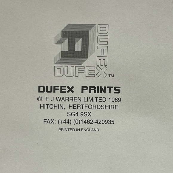 F.J. Warren Limited 1989 Foil Dufex Print - Picture 5 of 8